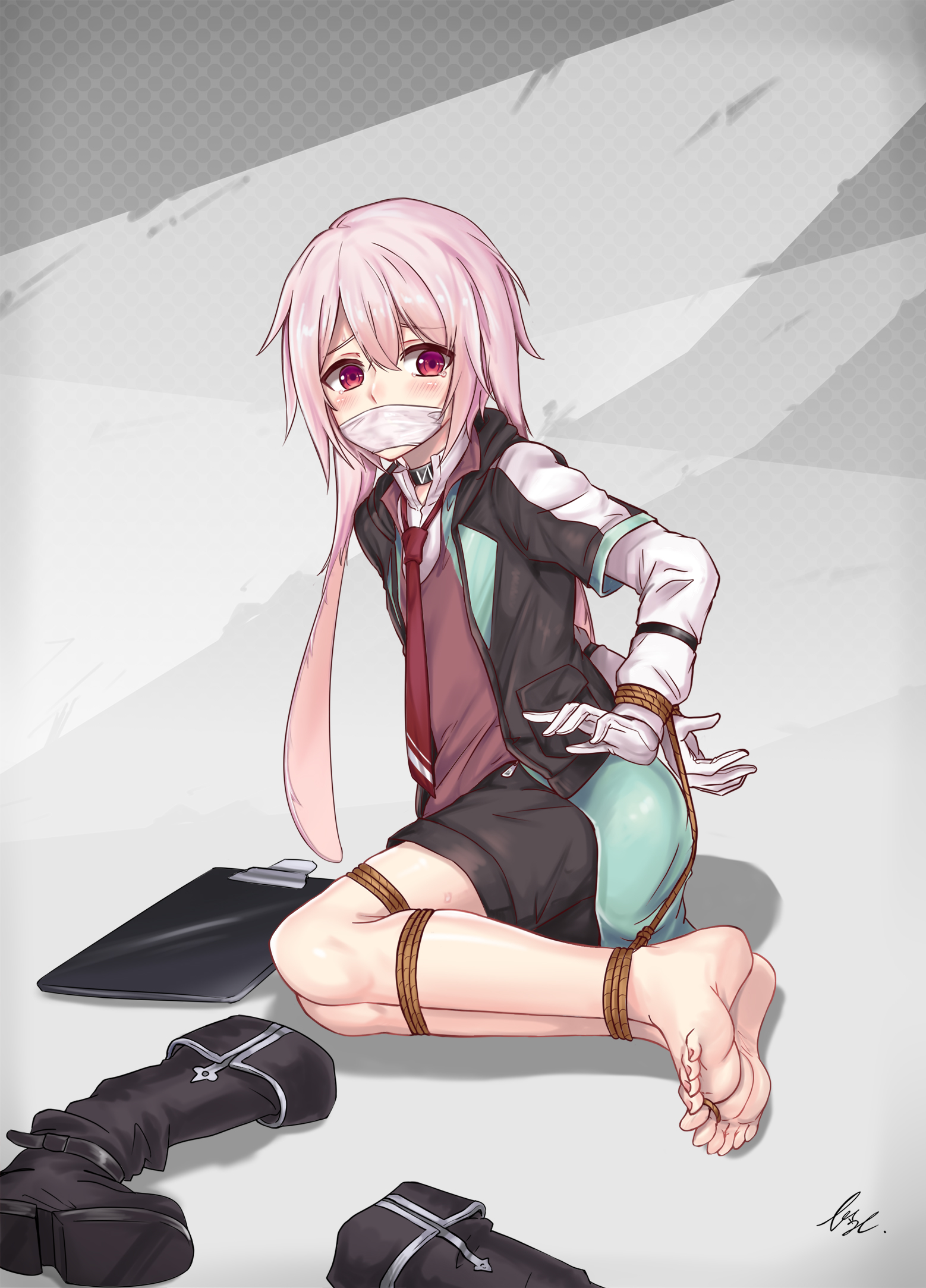 安赛尔|伪娘|猿轡|紧缚|美少年|拘束|明日方舟|安赛尔|明日方舟 ...