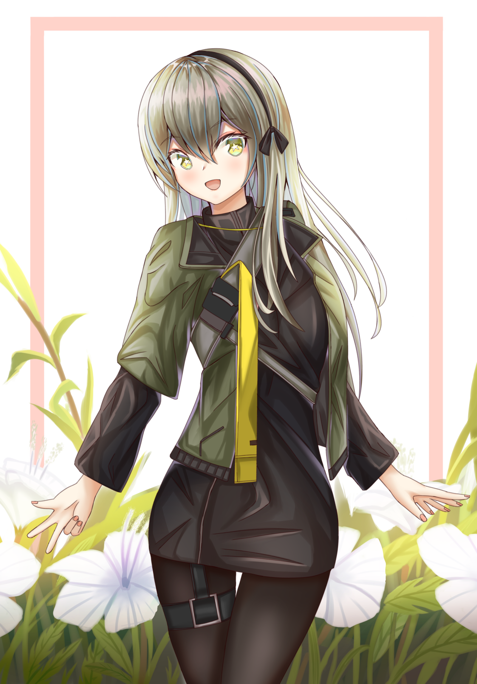 花与少女|植物|花 - 画师通