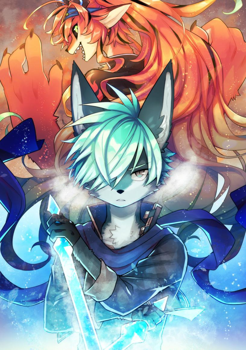 寒寒君和美拉梅拉君 原创 画师通 寒寒君和美拉梅拉君 原创 画师通