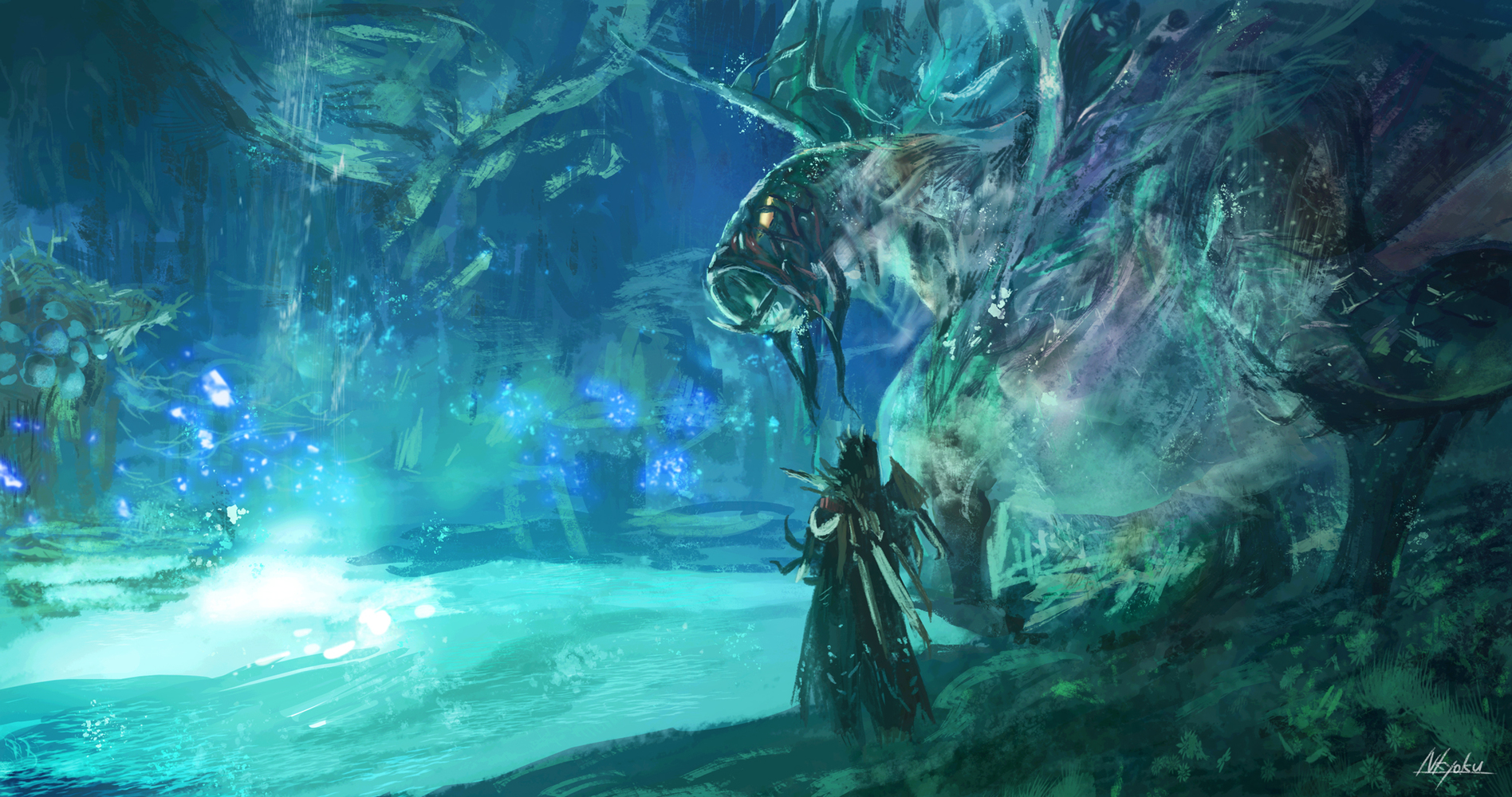 P站插画师ｎ極作品图片欣赏 P站id 触站