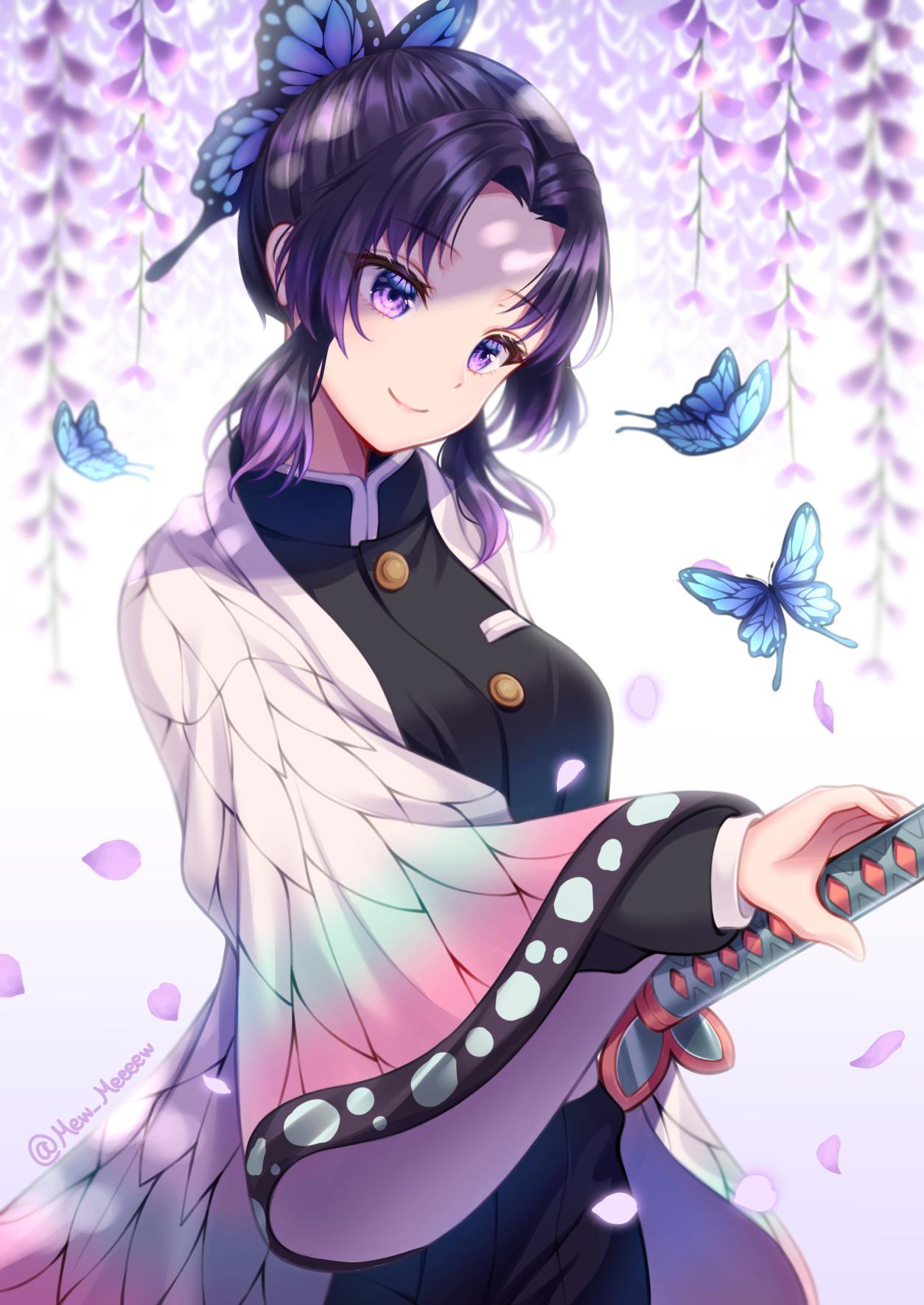 虫柱蝴蝶忍 职业 鬼灭之刃 画师通 虫柱蝴蝶忍 职业 鬼灭之刃 画师通